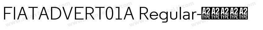 FIATADVERT01A Regular字体转换